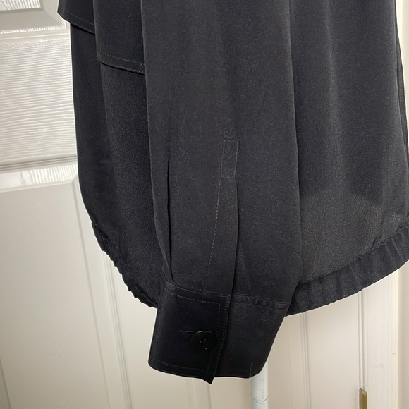 Eileen Fisher Silk Bomber Jacket - Picture 6 of 10